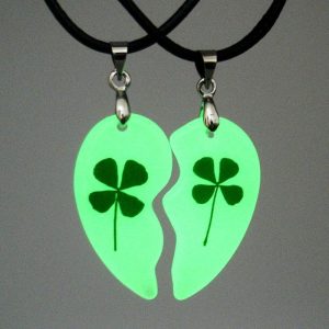 Collier Fleur Coeur Brisé