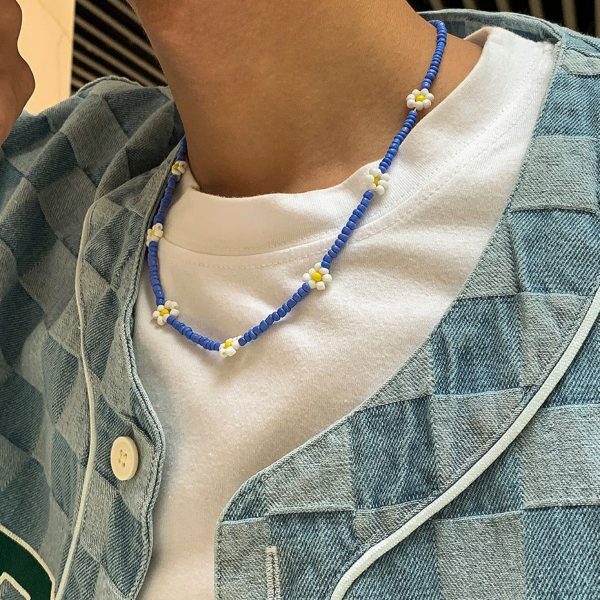 collier fleur coréen