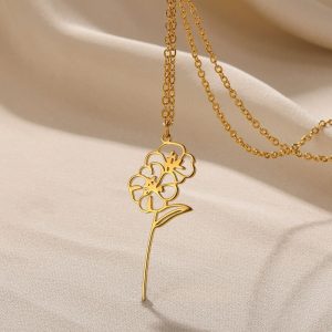 Collier Fleur Fashion Epuré