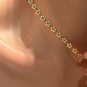 Collier Fleur Marguerite Epuré