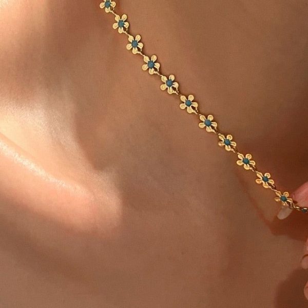 Collier Fleur Marguerite Epuré