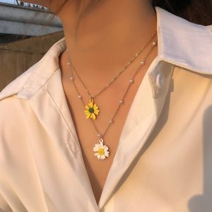 Collier Fleur Marguerite Fashion