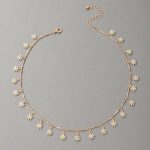 collier marguerite en fleurs