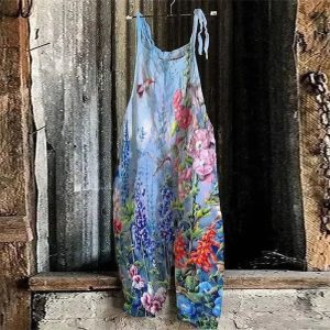 Combinaison Fleurie Multicolore