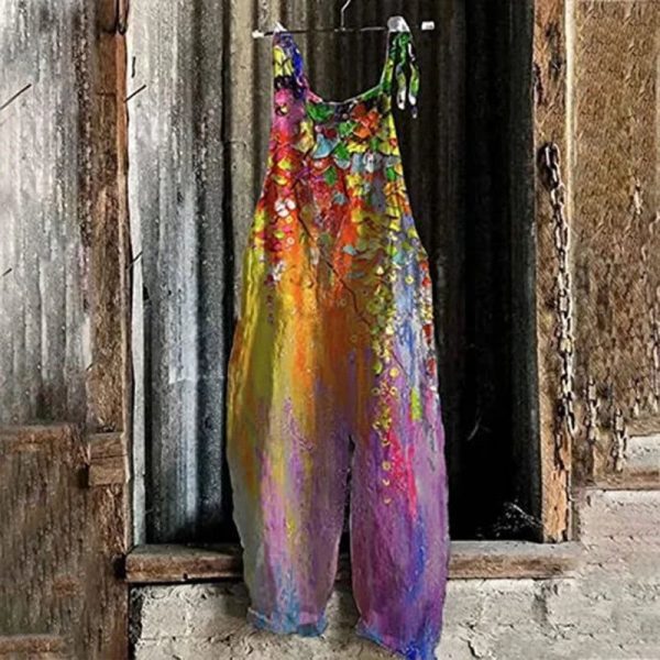 Combinaison Fleurie Peinture Coloré