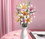 Fleur Romantique en blocs de construction