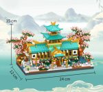 jouet éducatif bloc de construction fleur monastère