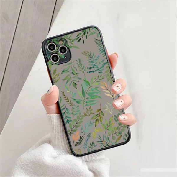 Coque Fleur Feuille De Palmier Vert