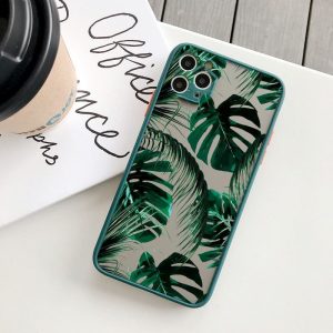 Coque Fleur Jungle Vert