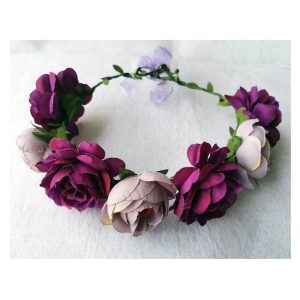 couronne de fleurs bohème mariage