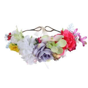 Couronne De Fleurs Coloré Chaud
