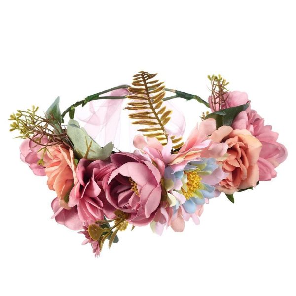 Couronne De Fleurs Design Réaliste