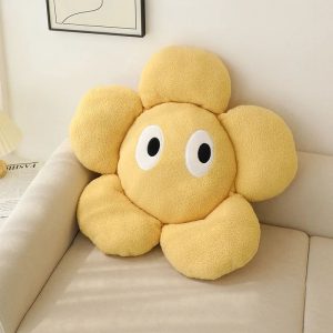 Coussin De Fleur Jaune