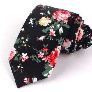 Cravate A Fleurs Classe