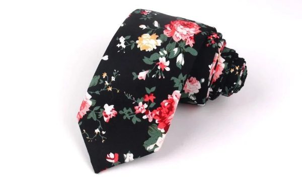 Cravate A Fleurs Classe