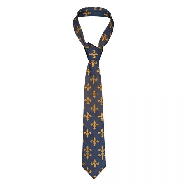 cravate fleur de lys