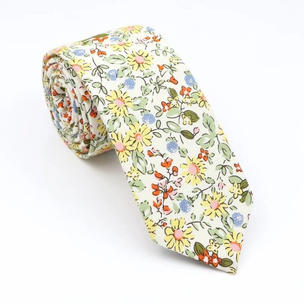 Cravate Fleurie Cartoon