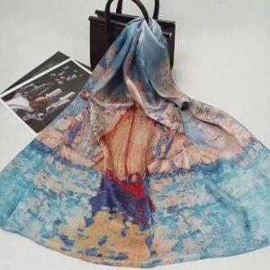 Echarpe Fleurie Abstrait