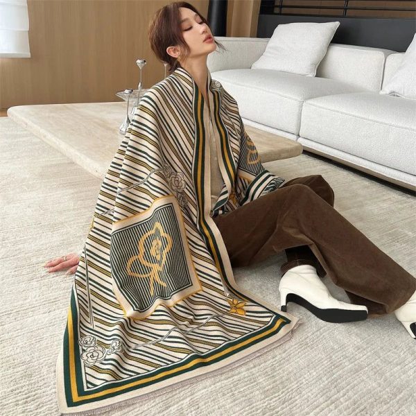 Echarpe Fleurie Femme