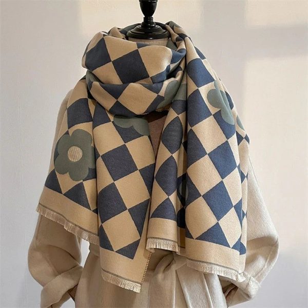 Echarpe Fleurie Motif