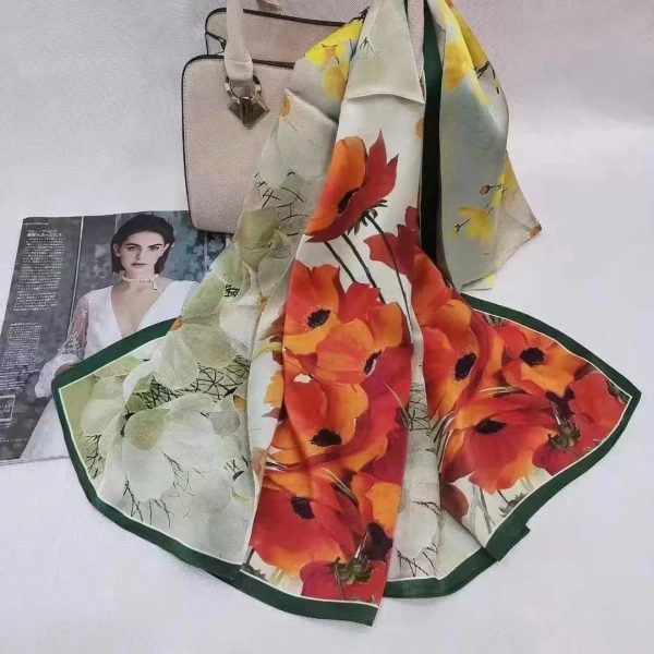 Echarpe Imprimé Fleurs