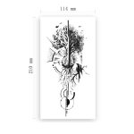 fleur symbolique tatouée
