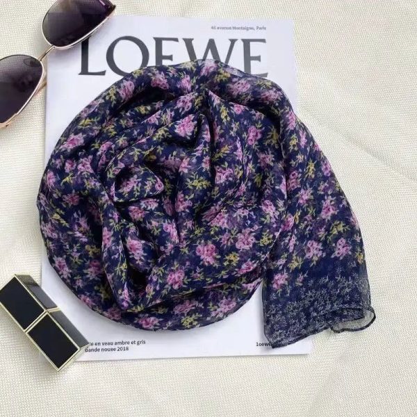 Foulard Fleur Violet