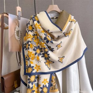 Foulard Fleuri Femme