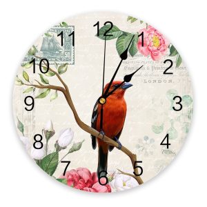 Horloge Fleurie Moderne