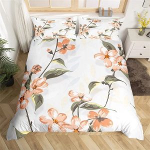 Housse De Couette Fleurie Epuré Design