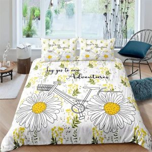 Housse De Couette Fleurie Marguerite Cartoon