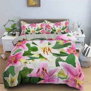 Housse De Couette Fleurie Paradisiaque