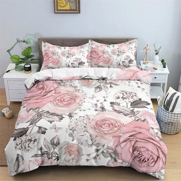 Housse De Couette Fleurie Style Anglais Design