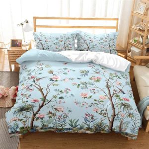 Housse De Couette Fleurie Style Anglais Minimaliste