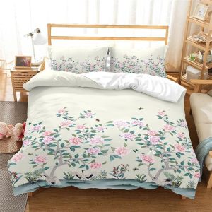 Housse De Couette Fleurie Style Anglais Vintage