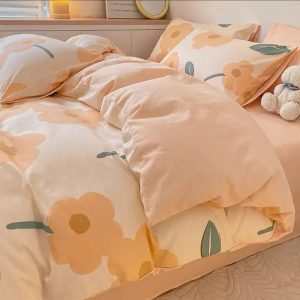 Housse De Couette Fleurie Vintage Cartoon