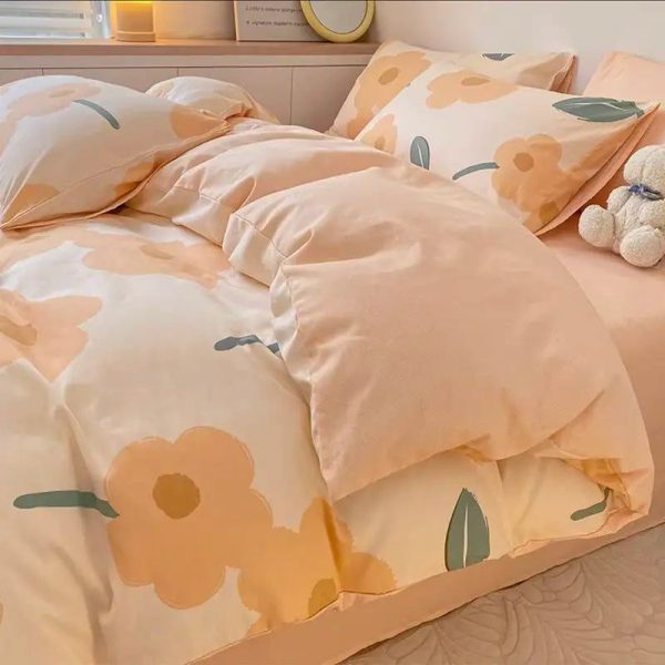 Housse De Couette Fleurie Vintage Cartoon