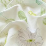 housse de couette pour lit d'enfant fleurs