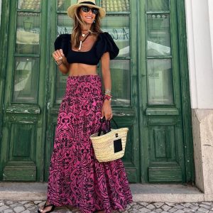 Jupe Longue Fleurie Bohème Fashion