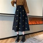 Jupe Longue Fleurie Marguerite Vintage
