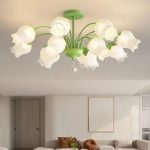 Lampe Fleur Année 80