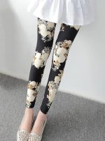 legging fitness fleurs