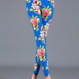 Legging Fleuri Femme