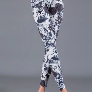 Legging Fleuri Femme Design