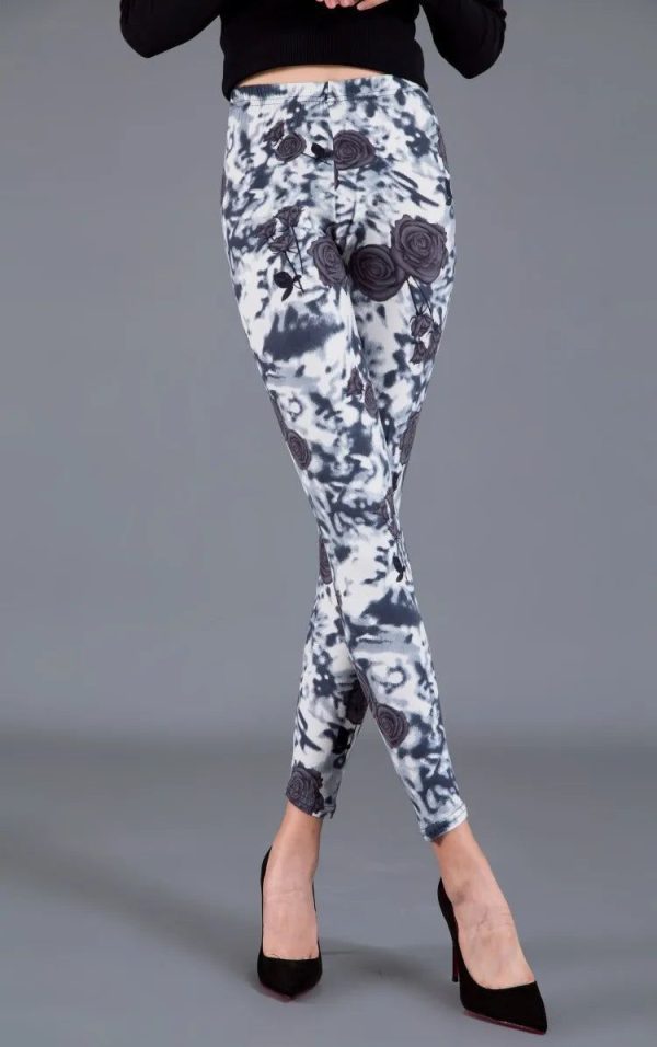 Legging Fleuri Femme Design