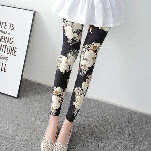 Legging Fleuri Sport Fashion