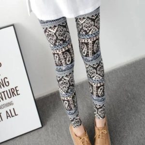 Legging Fleuri Vintage