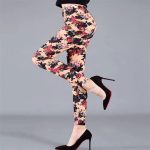legging fleuri confortable
