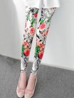 legging fleuri pour femme