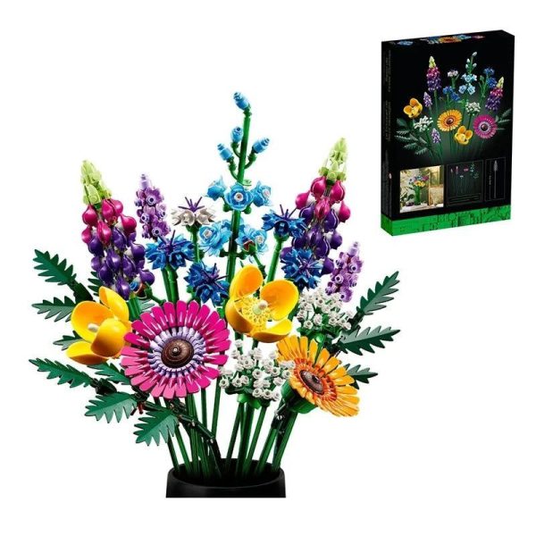 bloc de construction bouquet de fleurs sauvages